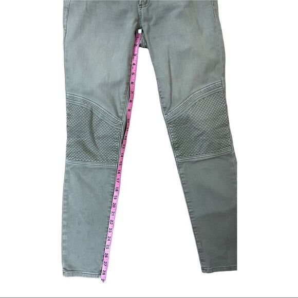 Gap Always Skinny Size 26 Green Biker Jeans - Picture 5 of 8